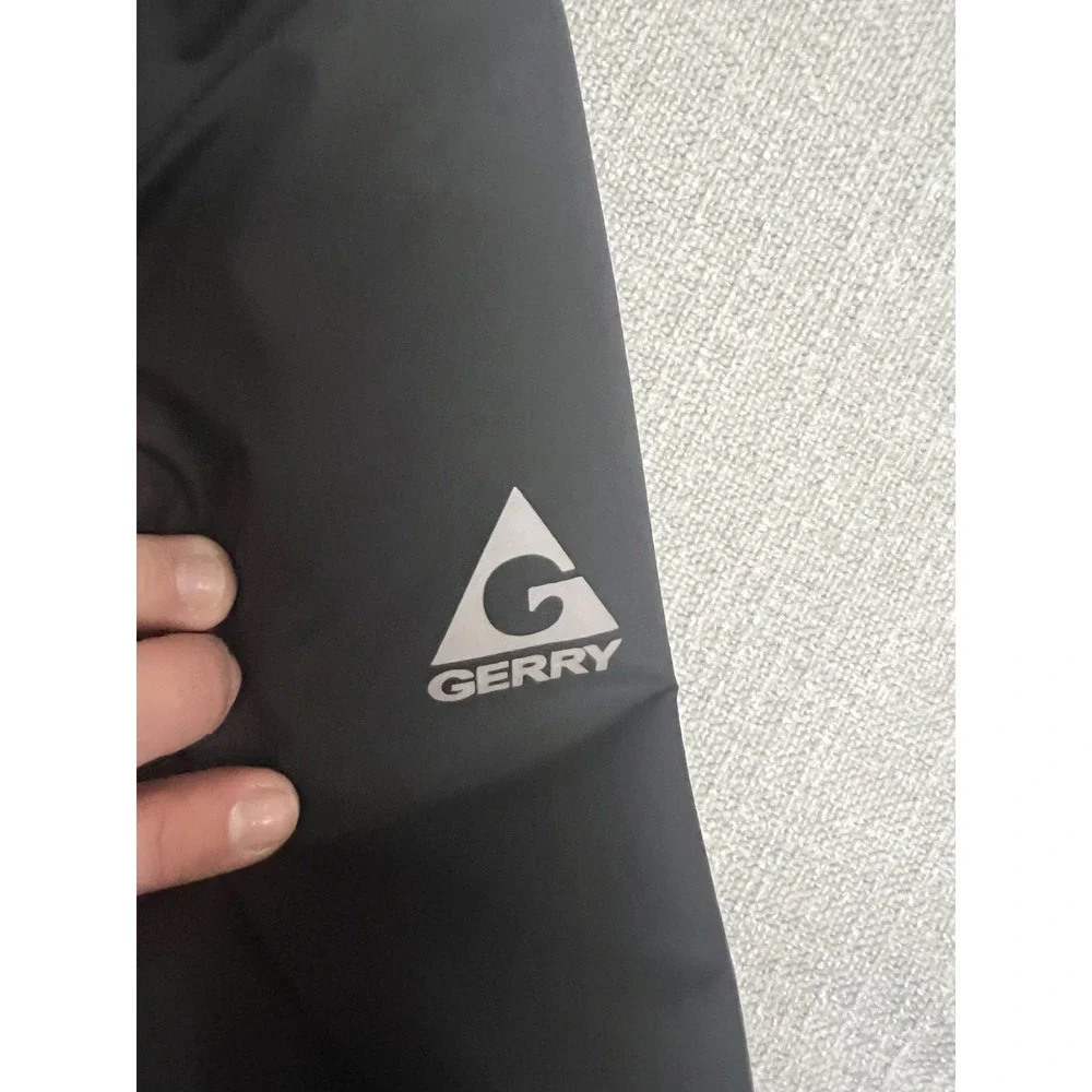 Gerry Hoodie Mens Jacket Full Zip Windbreaker Lightweight BLACK, M - Picture 3 of 4